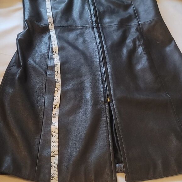 Vintage Marcel Kassini leather coat. Large - Picture 9 of 14